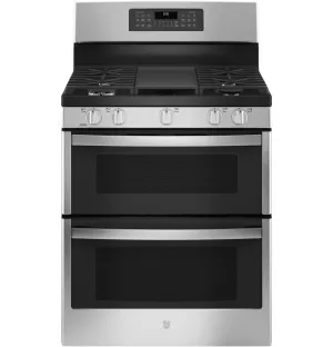 Ge Appliances JGBS86SPSS Ge 30" Free-Standing Gas Double Oven Convection Range