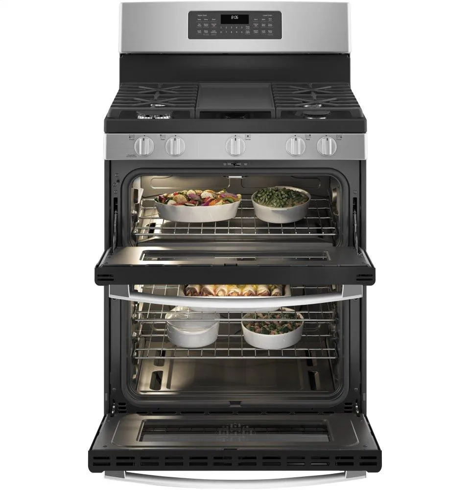 Ge Appliances JGBS86SPSS Ge 30" Free-Standing Gas Double Oven Convection Range