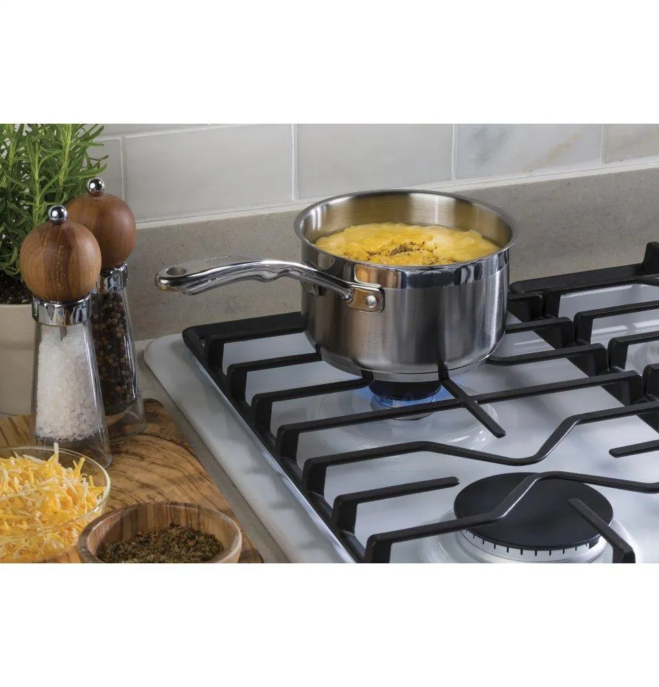 Ge Appliances JGP3030DLWW Ge 30" Built-In Gas Cooktop With Dishwasher-Safe Grates