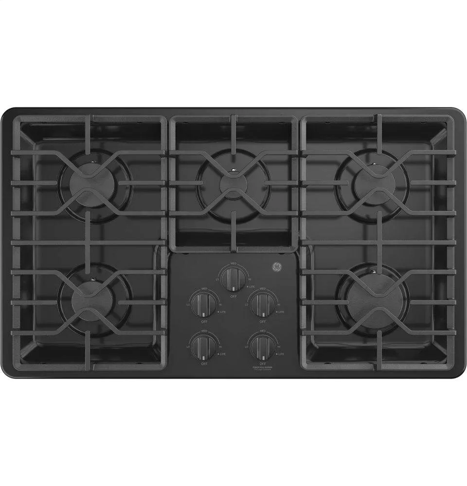 Ge Appliances JGP3036DLBB Ge 36" Built-In Gas Cooktop With Dishwasher-Safe Grates