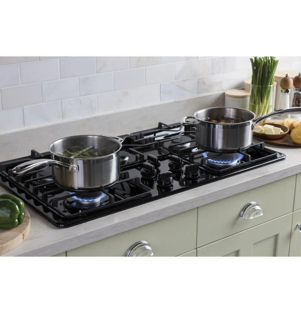 Ge Appliances JGP3036DLBB Ge 36" Built-In Gas Cooktop With Dishwasher-Safe Grates