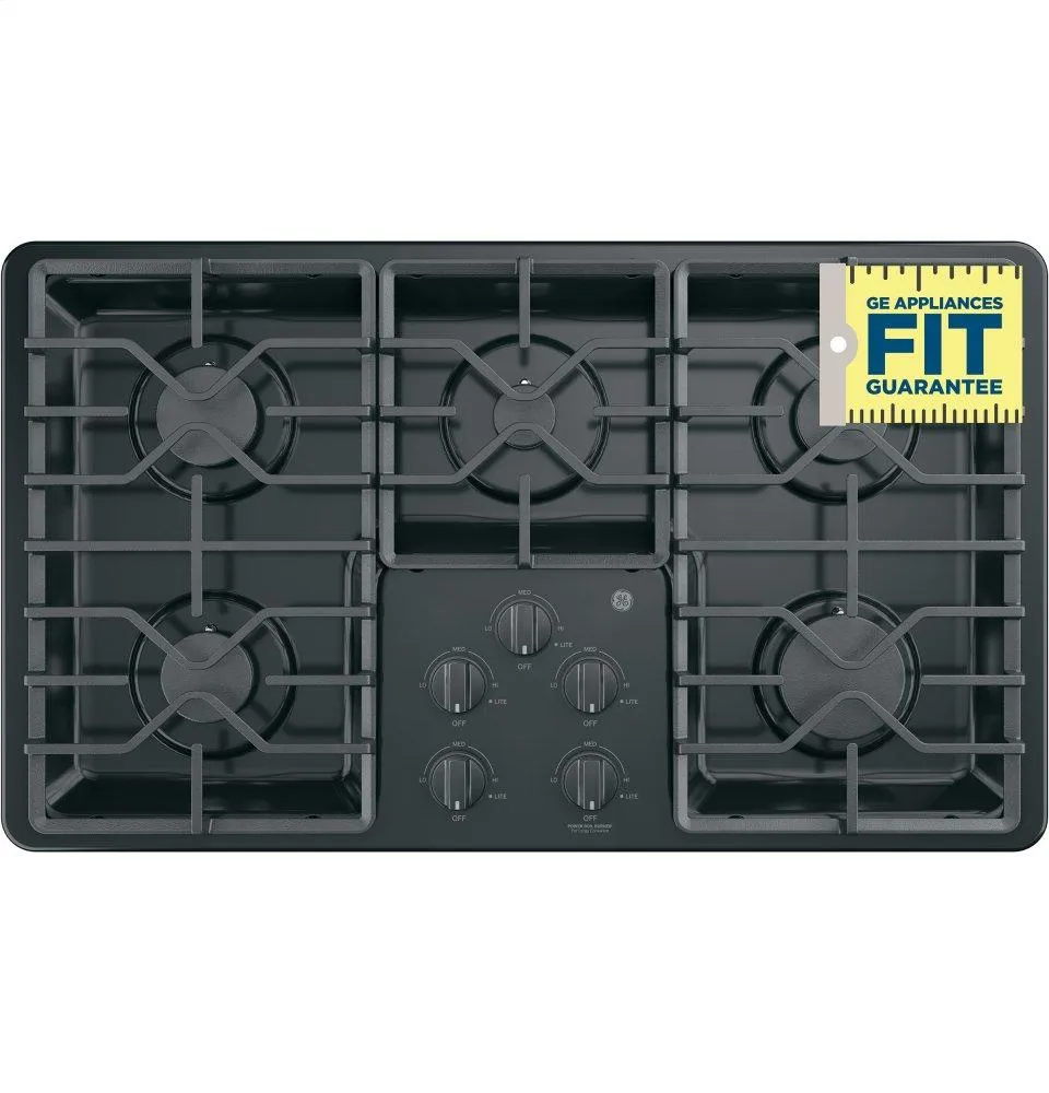 Ge Appliances JGP3036DLBB Ge 36" Built-In Gas Cooktop With Dishwasher-Safe Grates