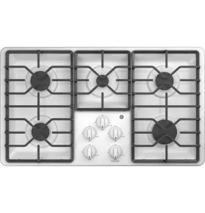 Ge Appliances JGP3036DLWW Ge 36" Built-In Gas Cooktop With Dishwasher-Safe Grates