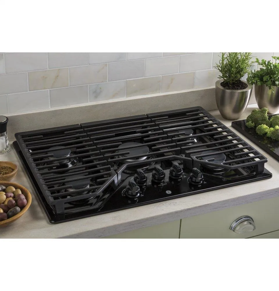 Ge Appliances JGP5030DLBB Ge 30" Built-In Gas Cooktop With 5 Burners And Dishwasher Safe Grates