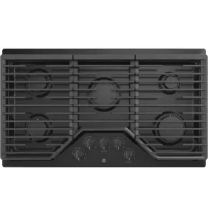 Ge Appliances JGP5036DLBB Ge 36" Built-In Gas Cooktop With 5 Burners And Dishwasher Safe Grates