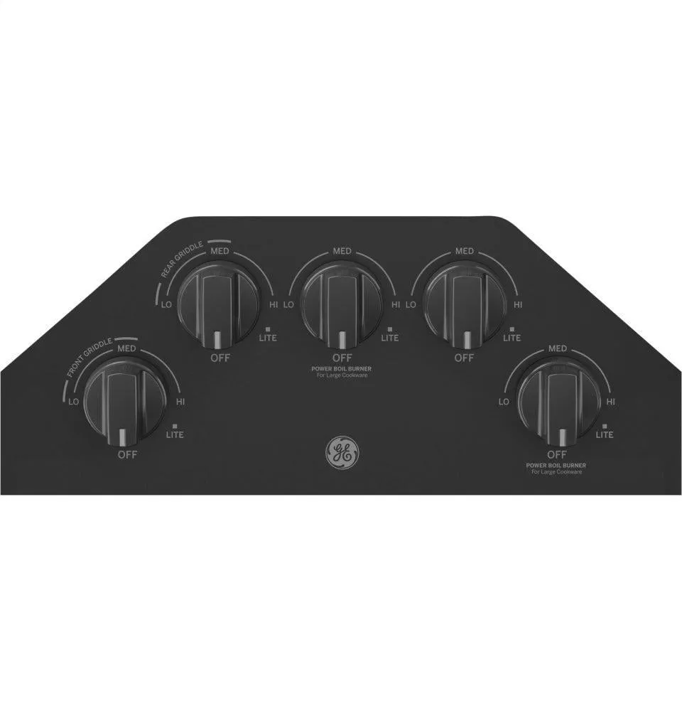 Ge Appliances JGP5036DLBB Ge 36" Built-In Gas Cooktop With 5 Burners And Dishwasher Safe Grates