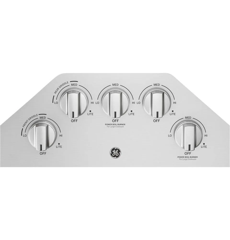 Ge Appliances JGP5036SLSS Ge 36" Built-In Gas Cooktop With 5 Burners And Dishwasher Safe Grates