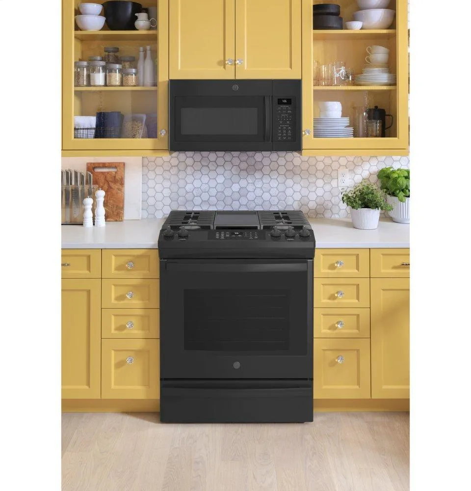 Ge Appliances JGS760DPBB Ge 30" Slide-In Front-Control Convection Gas Range With No Preheat Air Fry