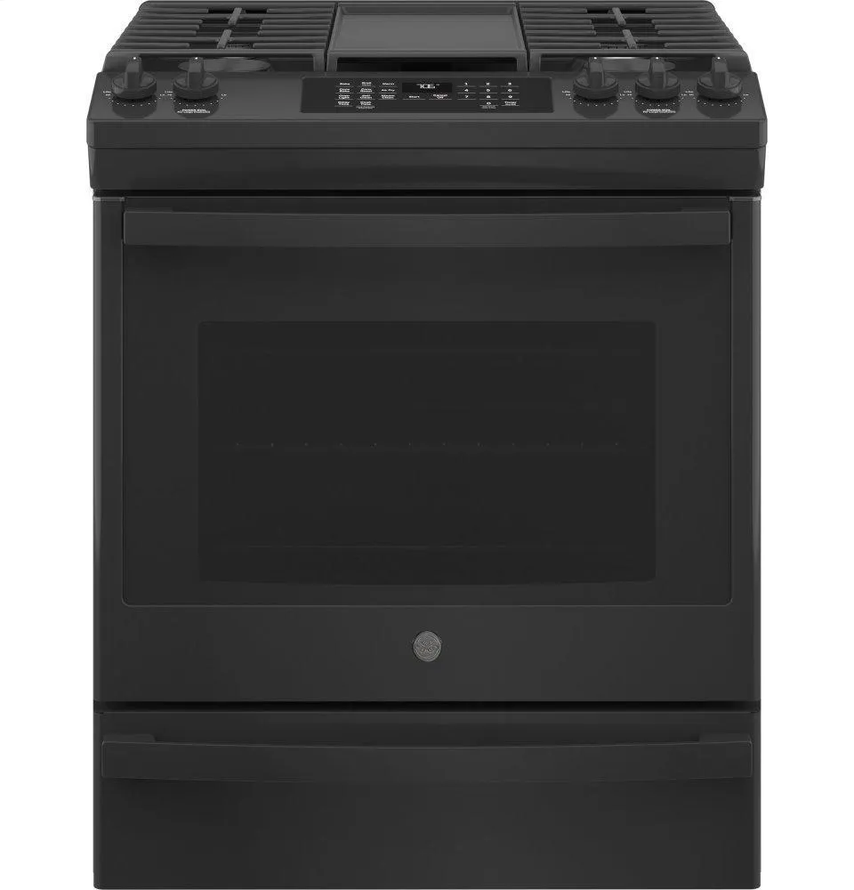 Ge Appliances JGS760DPBB Ge 30" Slide-In Front-Control Convection Gas Range With No Preheat Air Fry