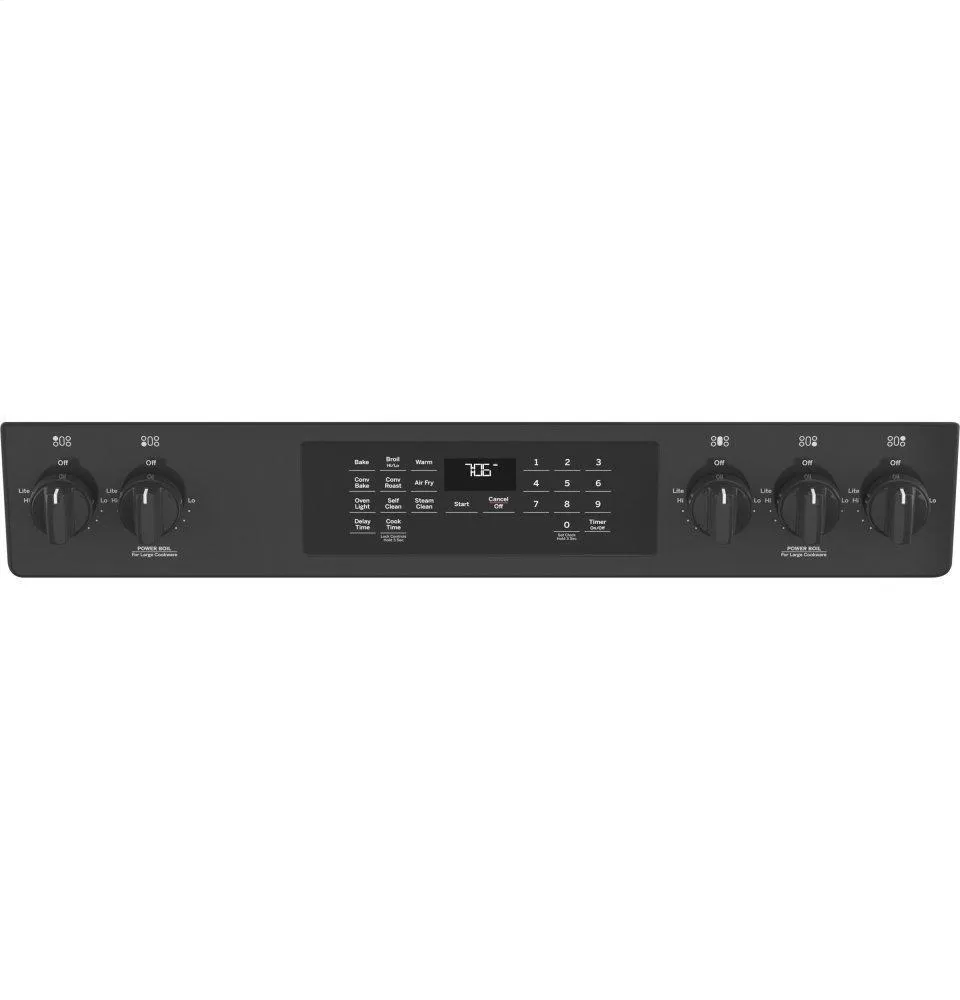 Ge Appliances JGS760DPBB Ge 30" Slide-In Front-Control Convection Gas Range With No Preheat Air Fry