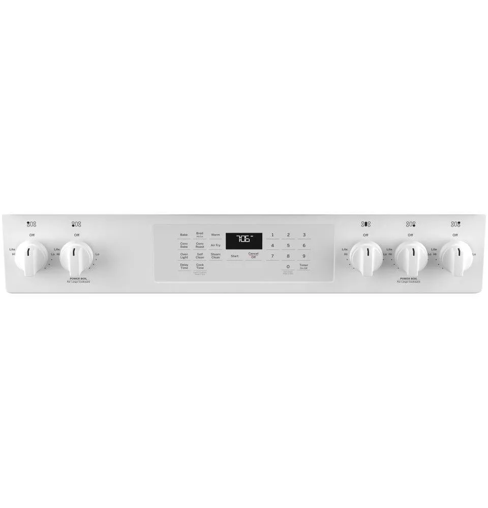 Ge Appliances JGS760DPWW Ge 30" Slide-In Front-Control Convection Gas Range With No Preheat Air Fry