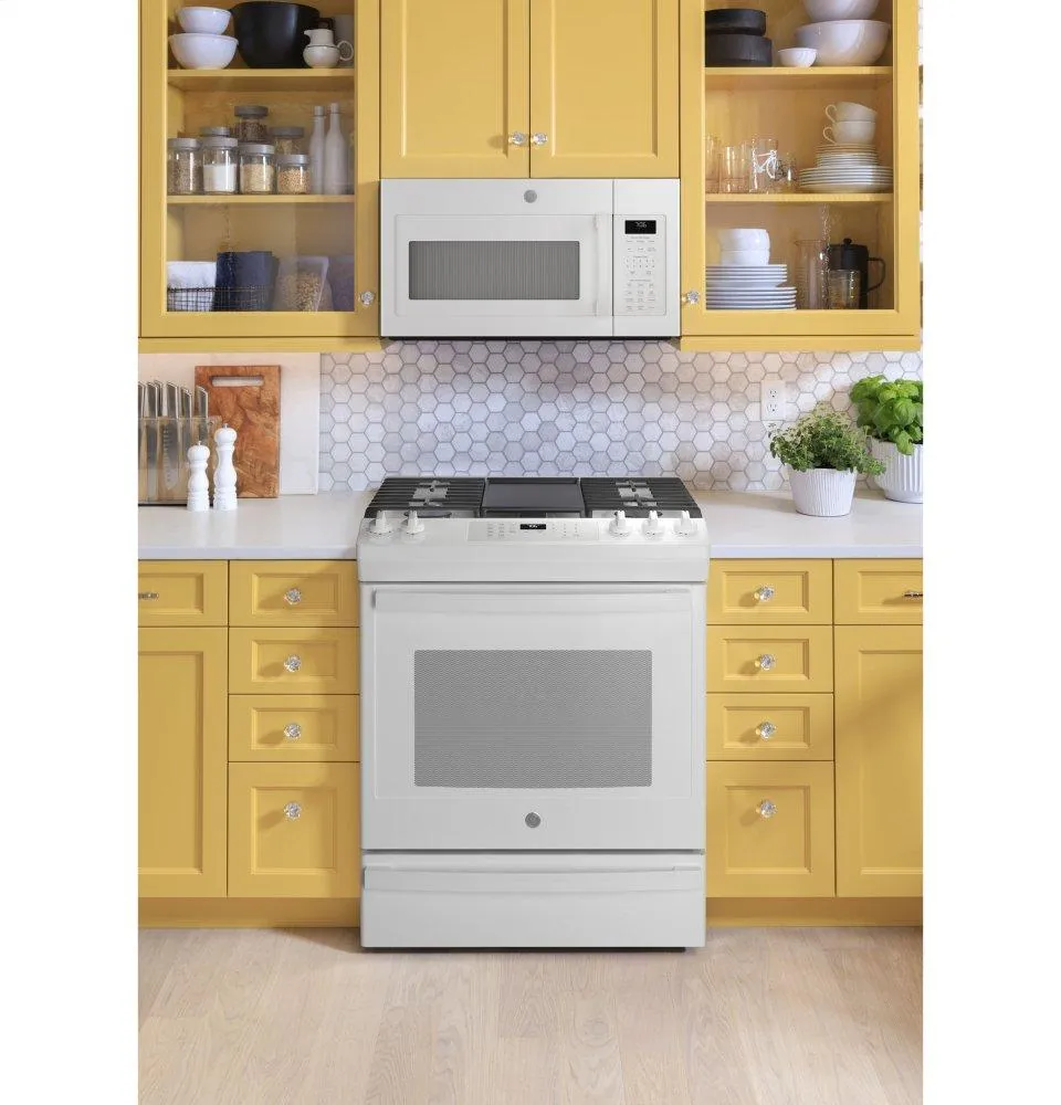 Ge Appliances JGS760DPWW Ge 30" Slide-In Front-Control Convection Gas Range With No Preheat Air Fry
