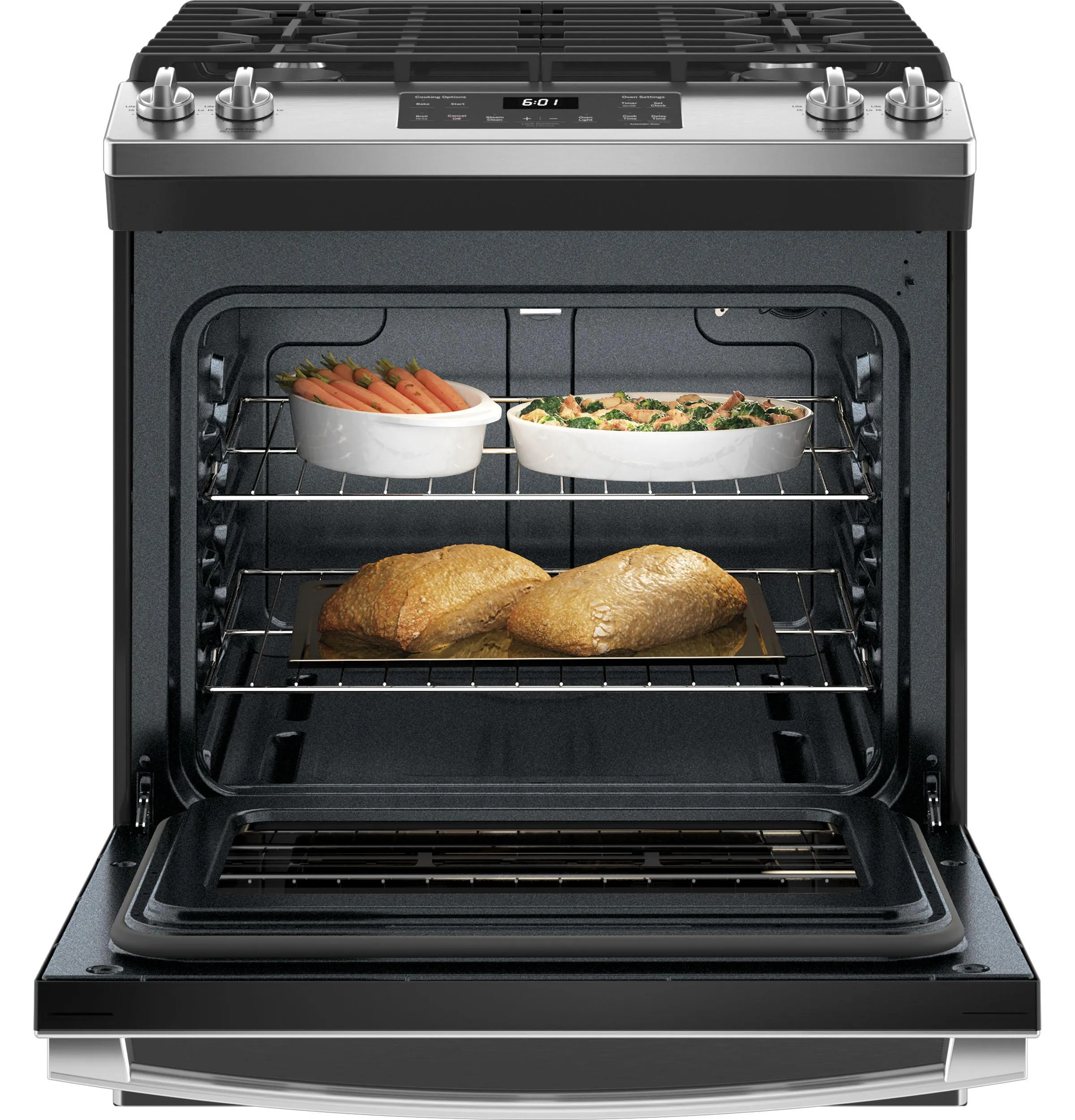 Ge Appliances JGSS61SPSS Ge 30" Slide-In Front Control Gas Range