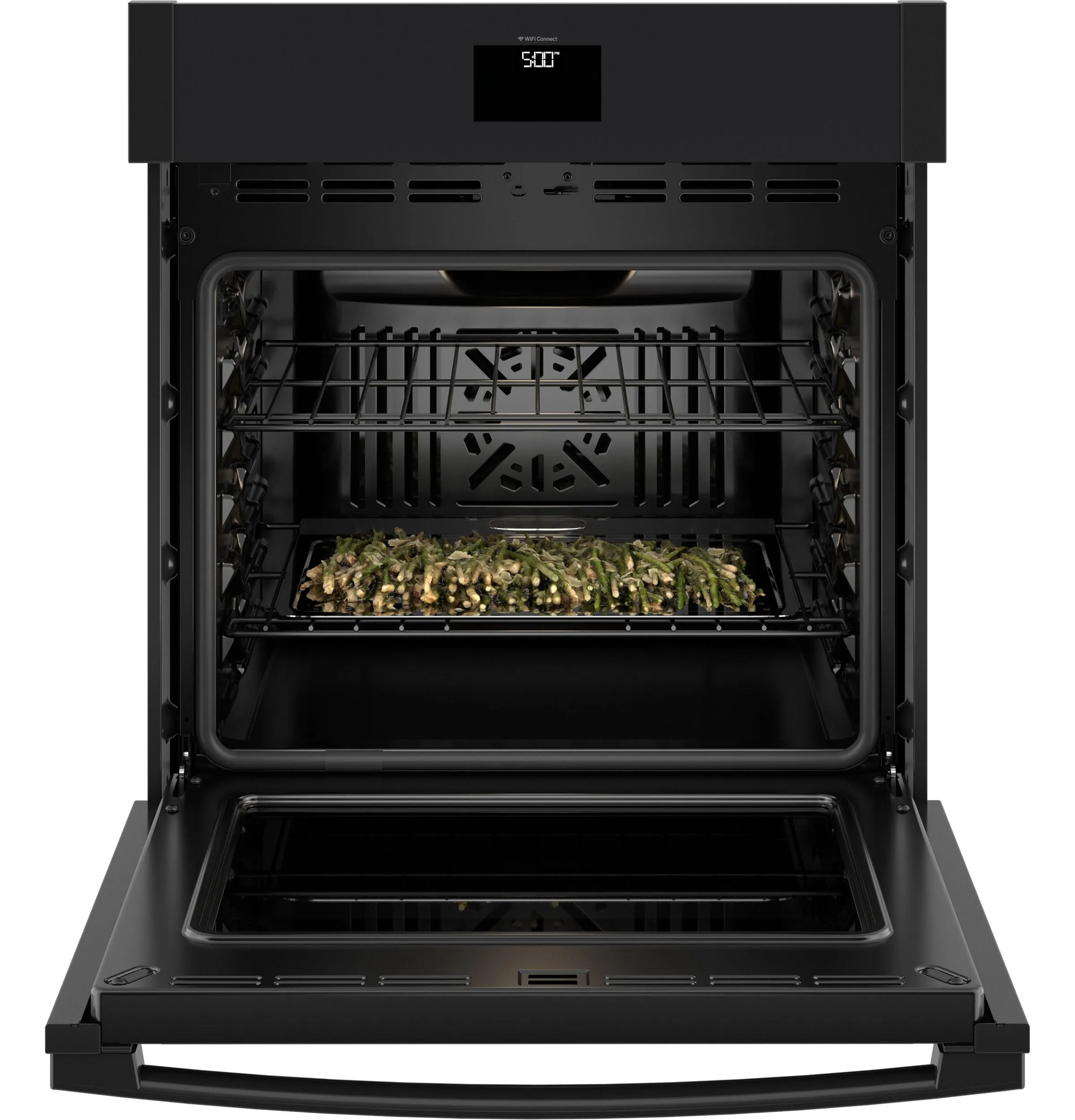 Ge Appliances JKS5000DVBB Ge 27" Smart Built-In Convection Single Wall Oven With No Preheat Air Fry