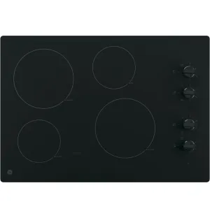 Ge Appliances JP3030DWBB Ge 30" Built-In Knob Control Electric Cooktop