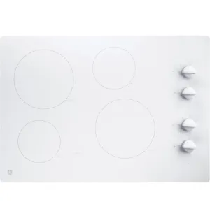 Ge Appliances JP3030TJWW Ge 30" Built-In Knob Control Electric Cooktop