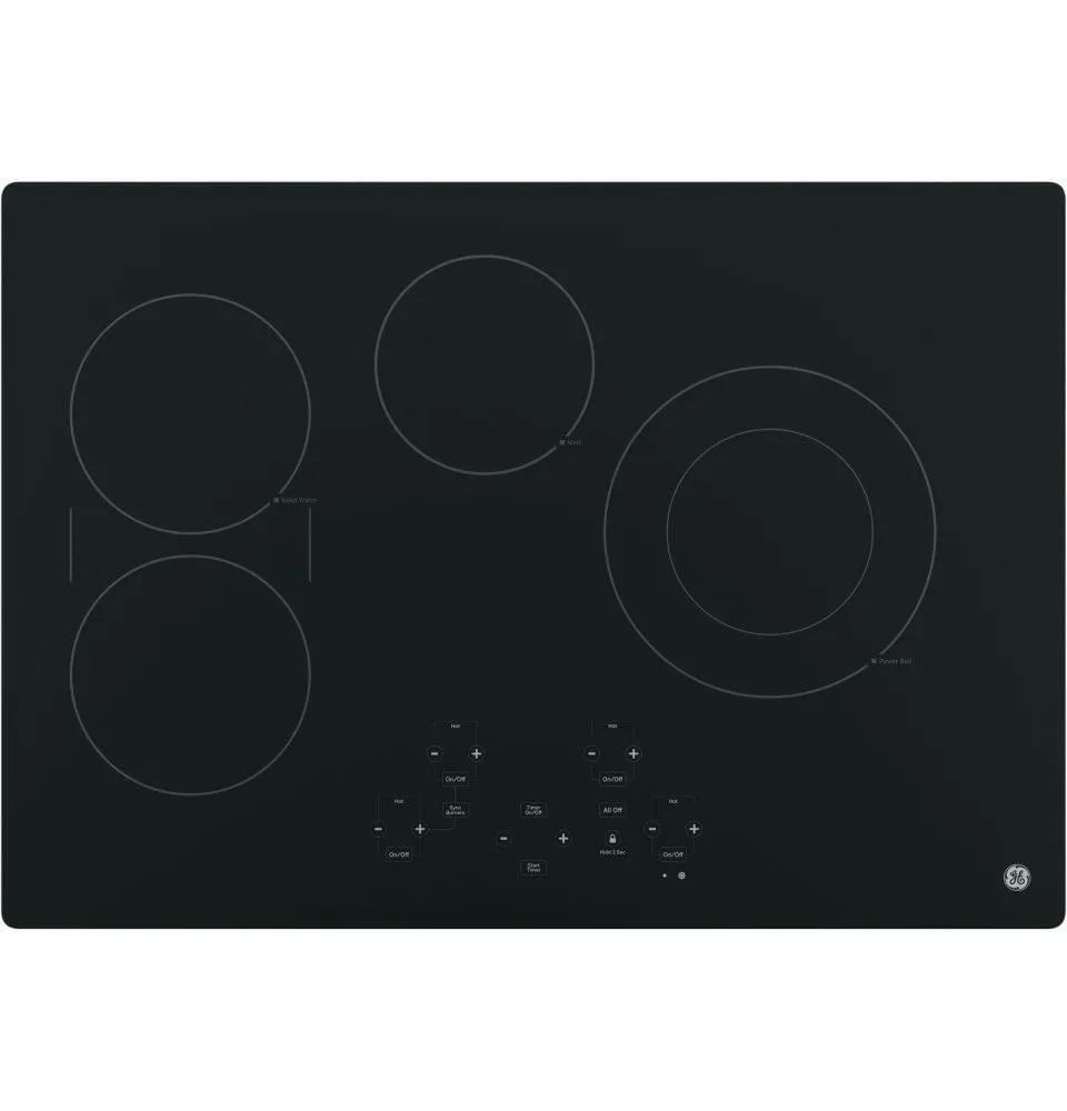 Ge Appliances JP5030DJBB Ge 30" Built-In Touch Control Electric Cooktop