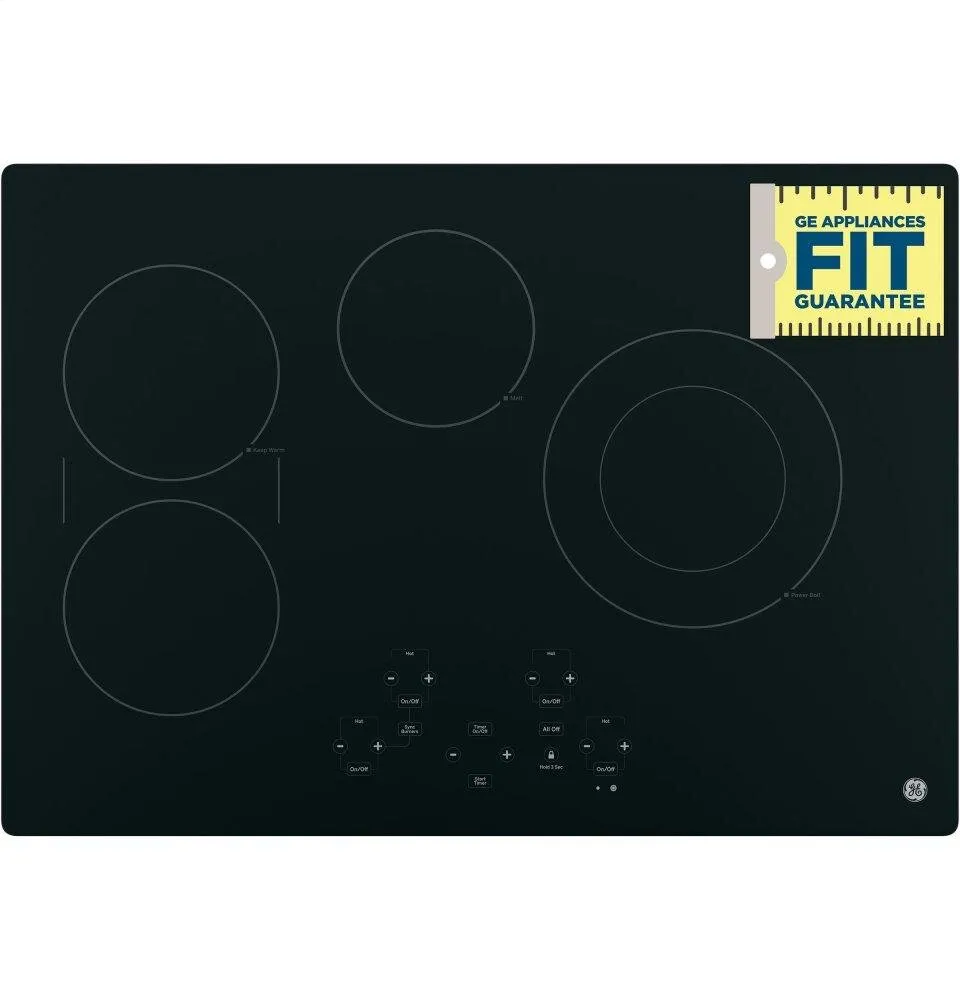 Ge Appliances JP5030DJBB Ge 30" Built-In Touch Control Electric Cooktop