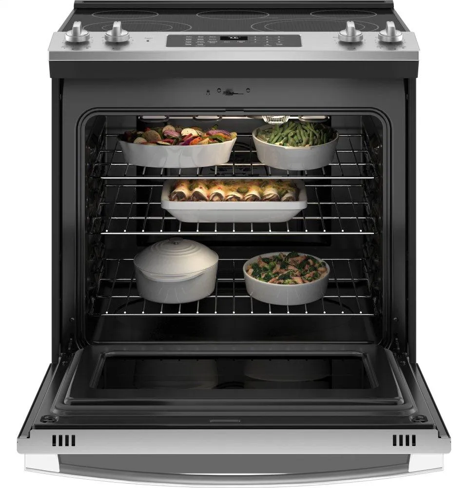 Ge Appliances JS760SPSS Ge 30" Slide-In Electric Convection Range With No Preheat Air Fry