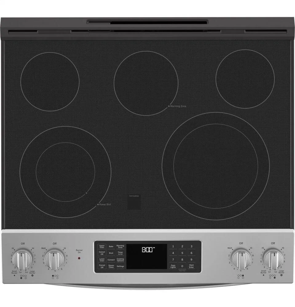 Ge Appliances JSS86SPSS Ge 30" Slide-In Electric Convection Double Oven Range