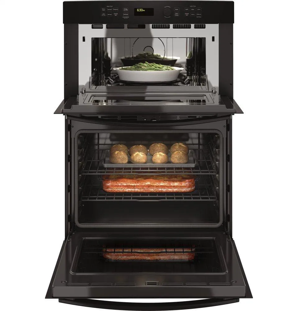 Ge Appliances JT3800DHBB Ge 30" Combination Double Wall Oven