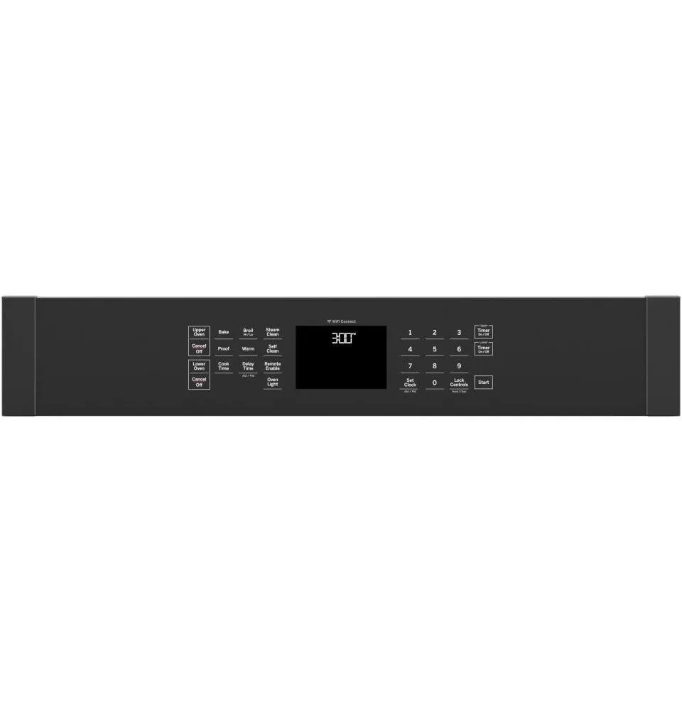 Ge Appliances JTD3000DNBB Ge 30" Smart Built-In Self-Clean Double Wall Oven With Never-Scrub Racks