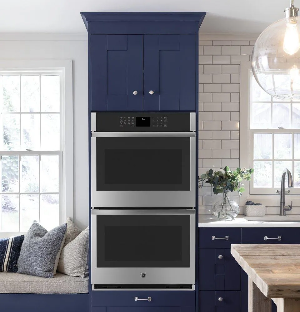 Ge Appliances JTD3000SNSS Ge 30" Smart Built-In Self-Clean Double Wall Oven With Never-Scrub Racks