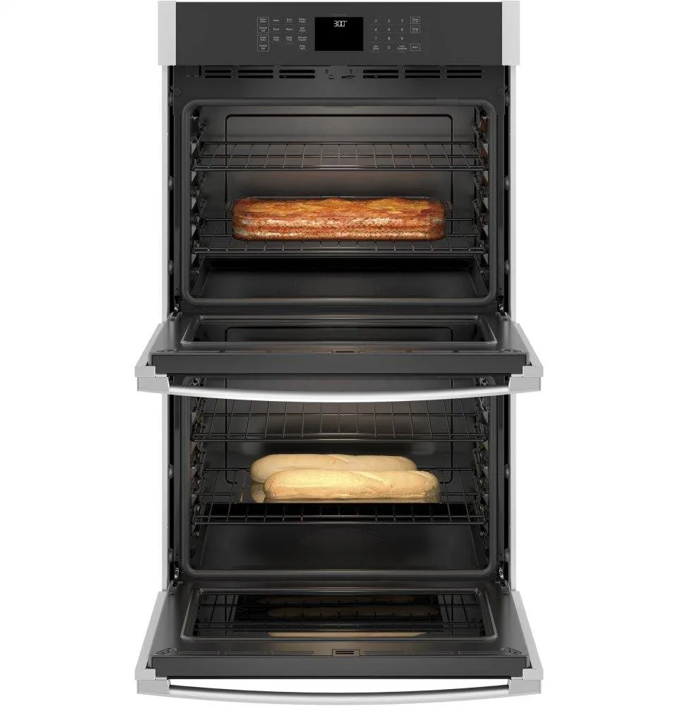 Ge Appliances JTD3000SNSS Ge 30" Smart Built-In Self-Clean Double Wall Oven With Never-Scrub Racks