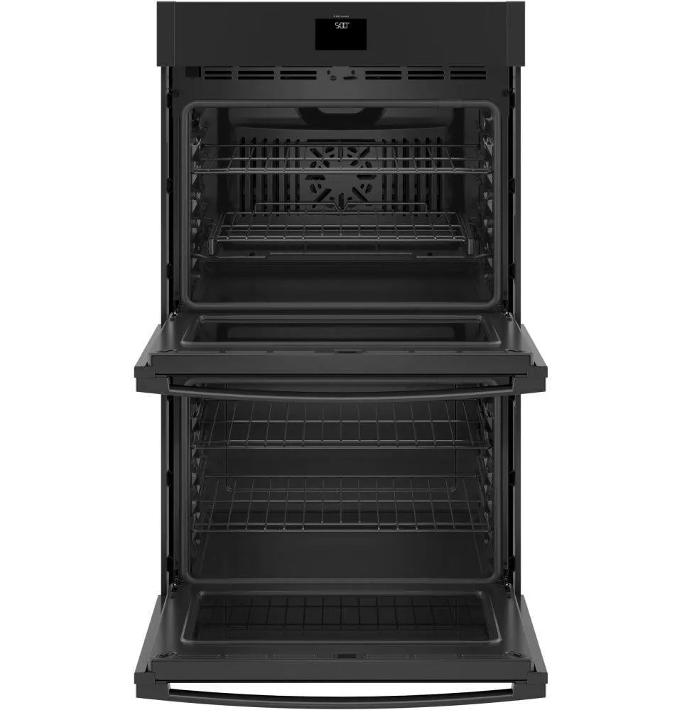 Ge Appliances JTD5000DNBB Ge 30" Smart Built-In Self-Clean Convection Double Wall Oven With Never Scrub Racks