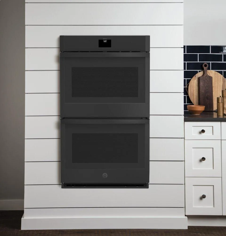 Ge Appliances JTD5000DNBB Ge 30" Smart Built-In Self-Clean Convection Double Wall Oven With Never Scrub Racks