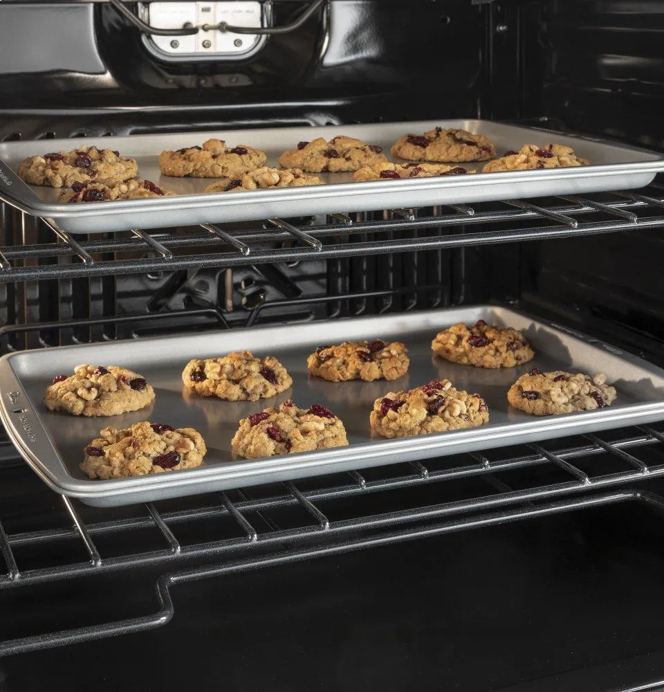 Ge Appliances JTD5000DNWW Ge 30" Smart Built-In Self-Clean Convection Double Wall Oven With Never Scrub Racks
