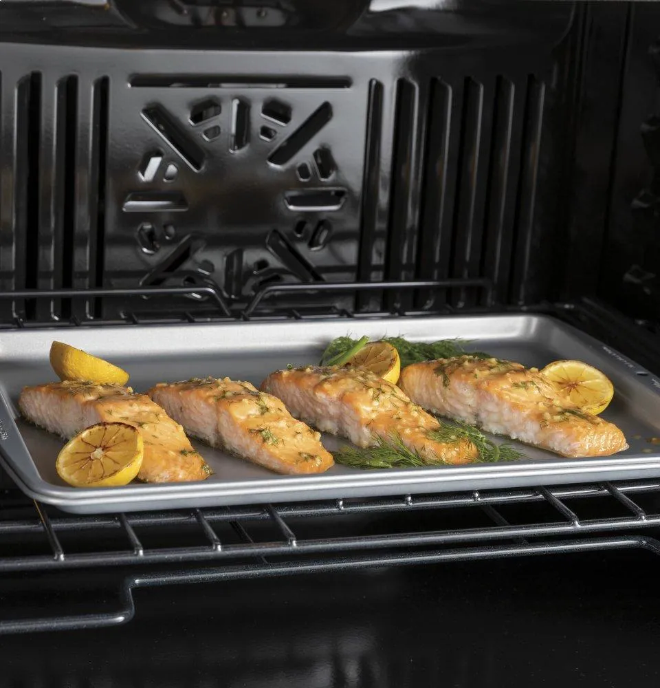 Ge Appliances JTD5000DNWW Ge 30" Smart Built-In Self-Clean Convection Double Wall Oven With Never Scrub Racks