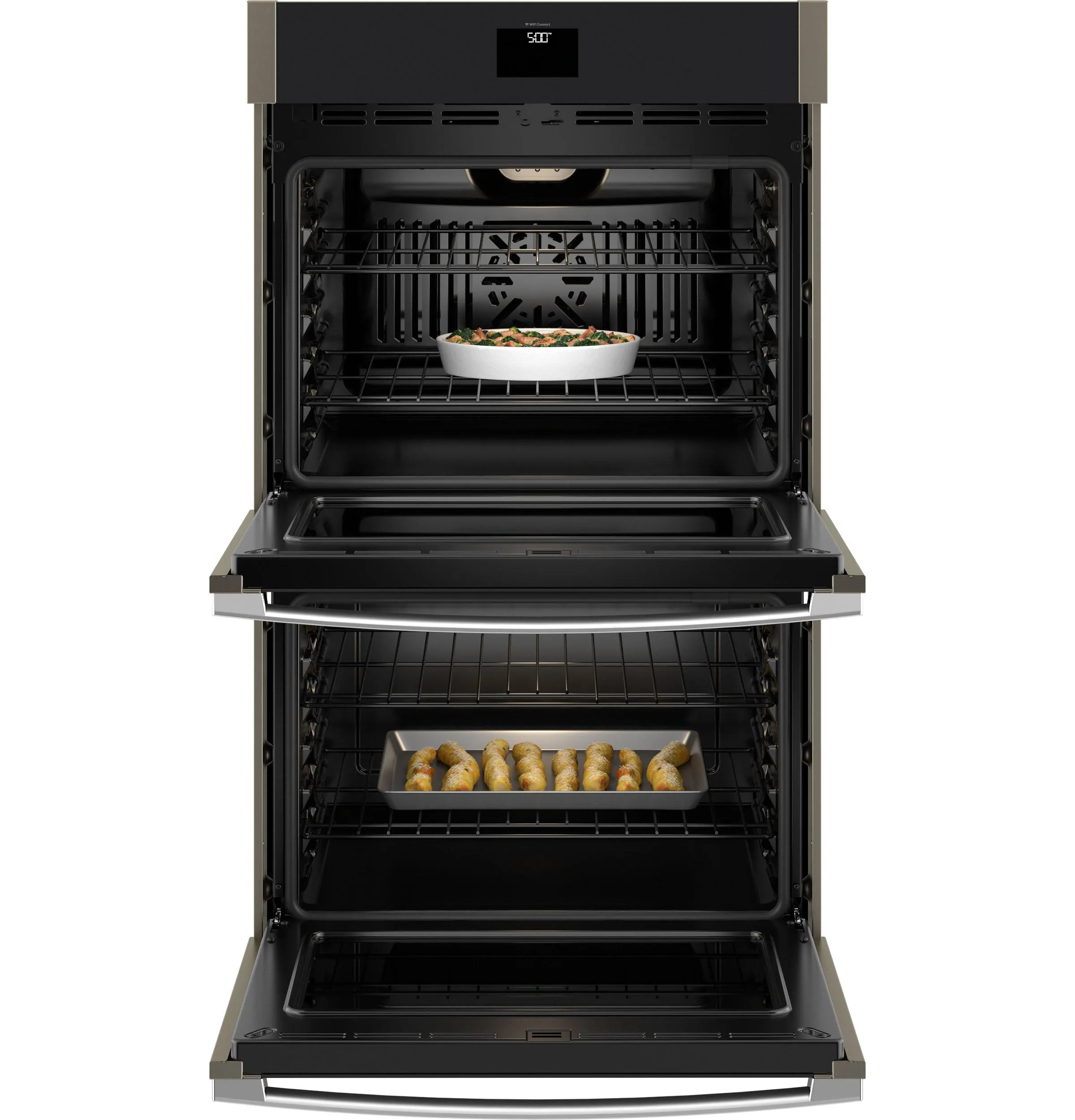 Ge Appliances JTD5000EVES Ge 30" Smart Built-In Self-Clean Convection Double Wall Oven With No Preheat Air Fry