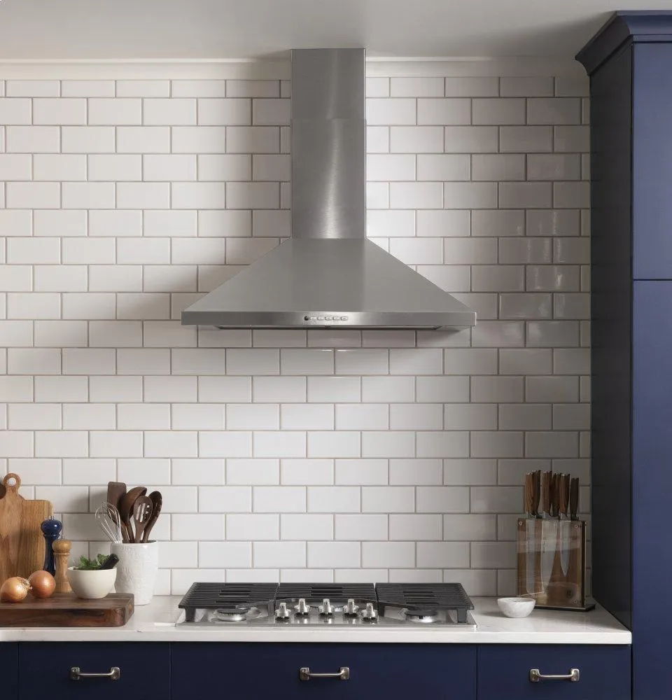 Ge Appliances JVW5301SJSS Ge 30" Wall-Mount Pyramid Chimney Hood