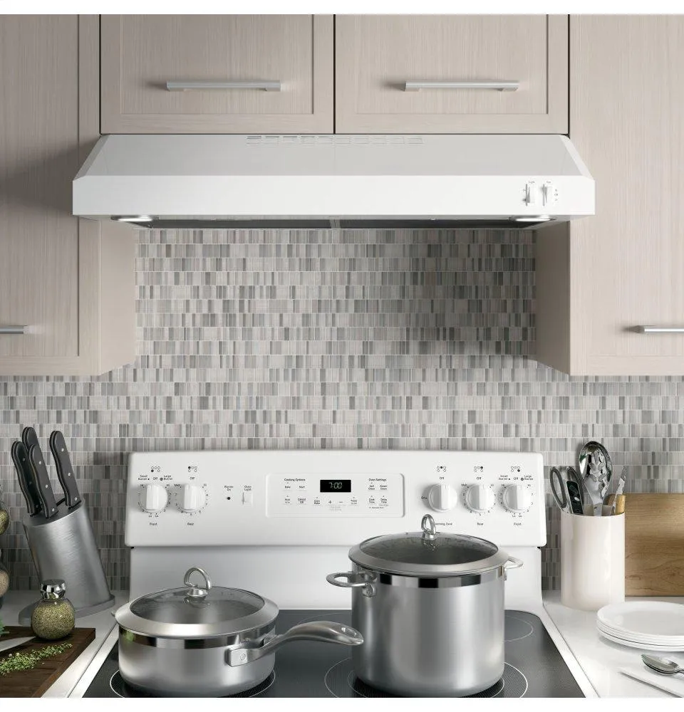 Ge Appliances JVX5305DJWW Ge 30" Energy Star Certified Under The Cabinet Hood