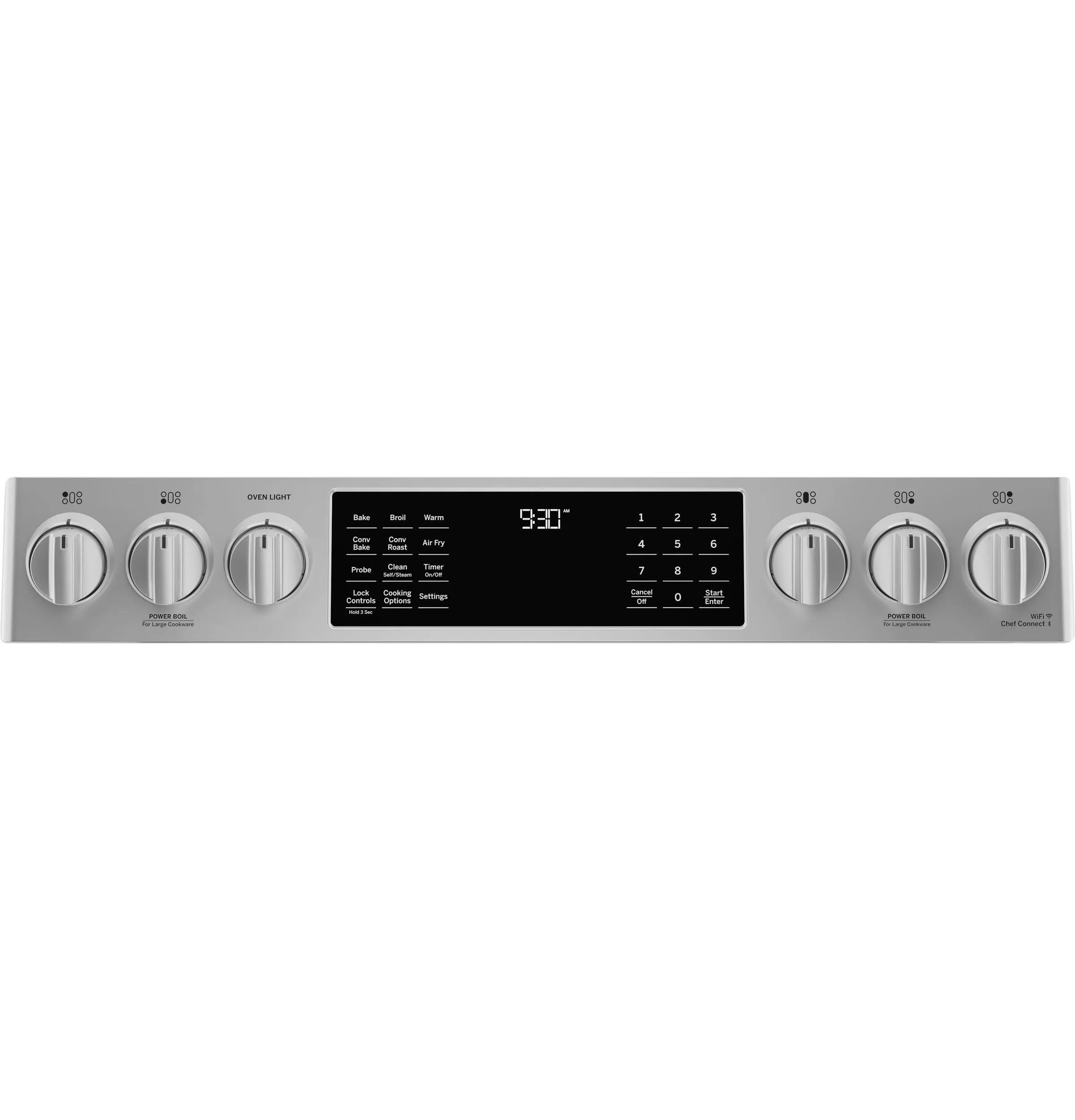 Ge Appliances P2S930YPFS Ge Profile&#8482; 30" Smart Dual Fuel Slide-In Front-Control Fingerprint Resistant Range