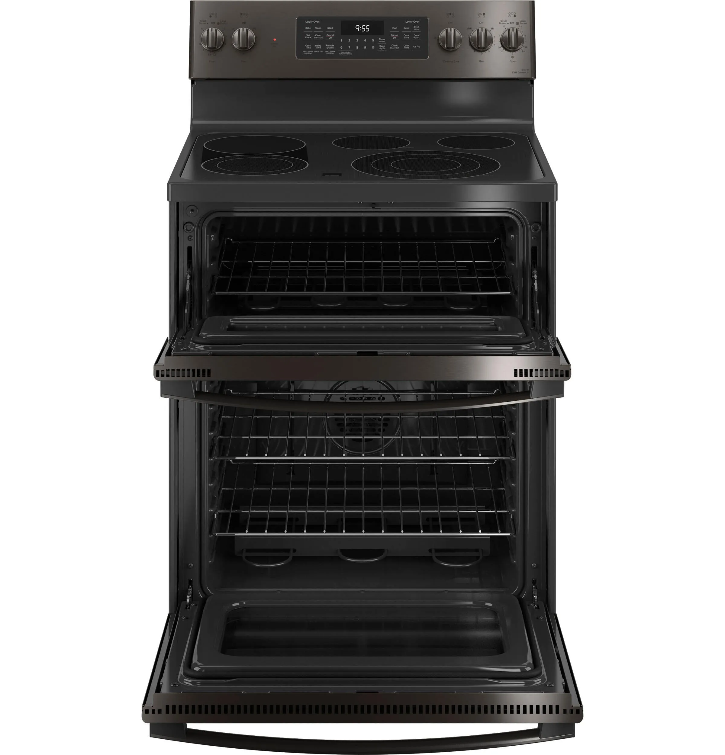 Ge Appliances PB965BPTS Ge Profile&#8482; 30" Smart Free-Standing Electric Double Oven Convection Range With No Preheat Air Fry