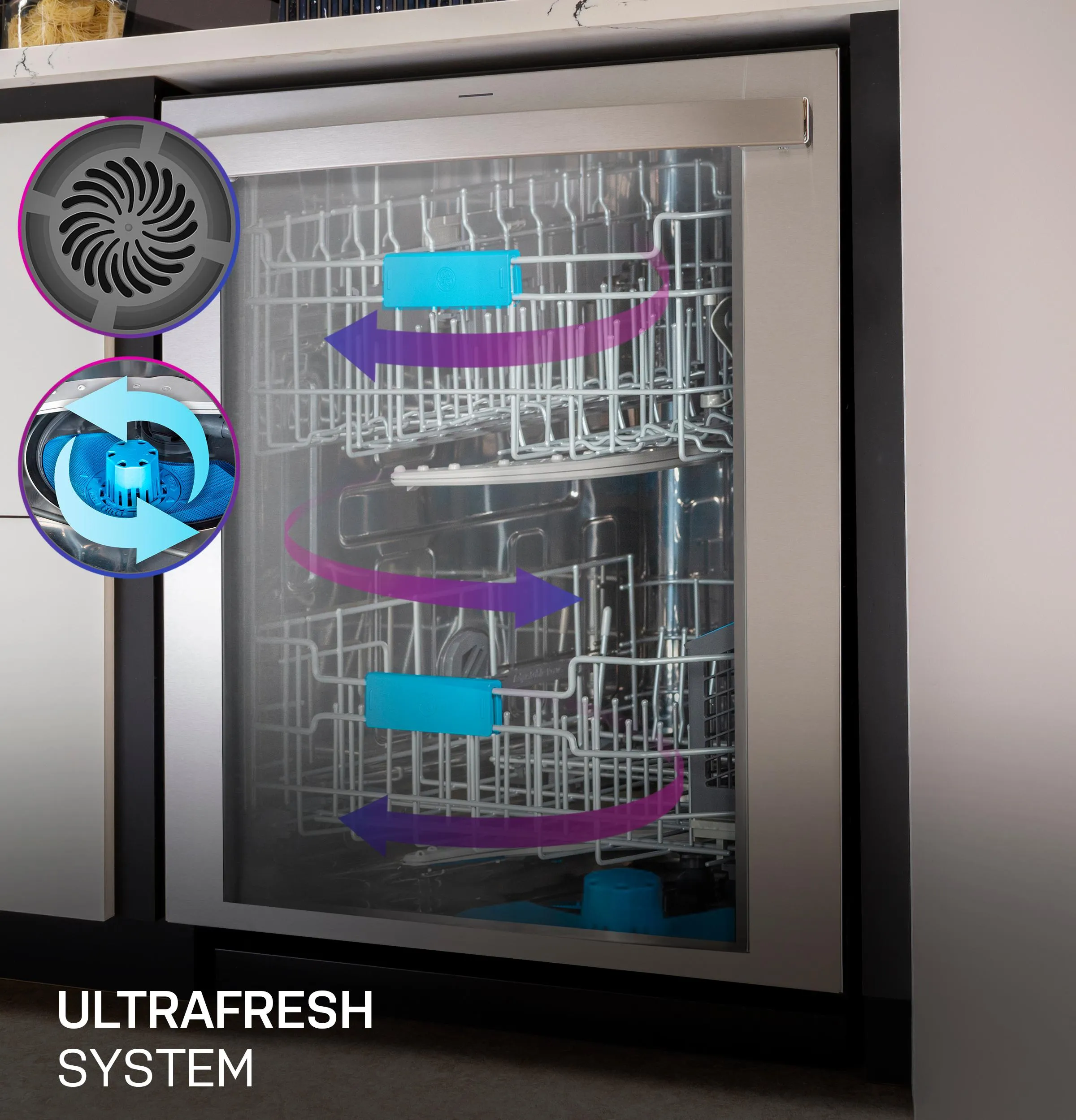 Ge Appliances PDP755SBVTS Ge Profile&#8482; Energy Star Smart Ultrafresh System Dishwasher With Microban&#8482; Antimicrobial Technology With Deep Clean Washing 3Rd Rack, 42 Dba