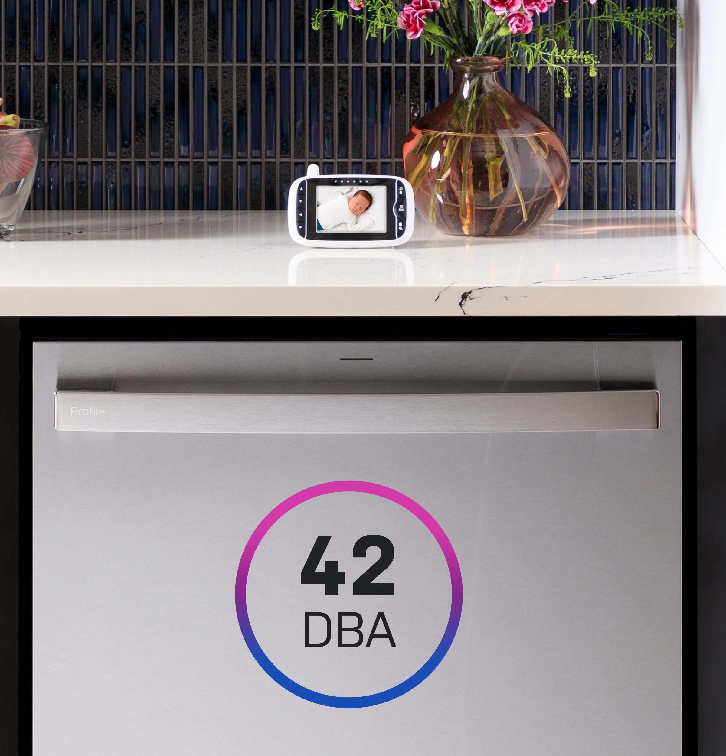 Ge Appliances PDP755SBVTS Ge Profile&#8482; Energy Star Smart Ultrafresh System Dishwasher With Microban&#8482; Antimicrobial Technology With Deep Clean Washing 3Rd Rack, 42 Dba