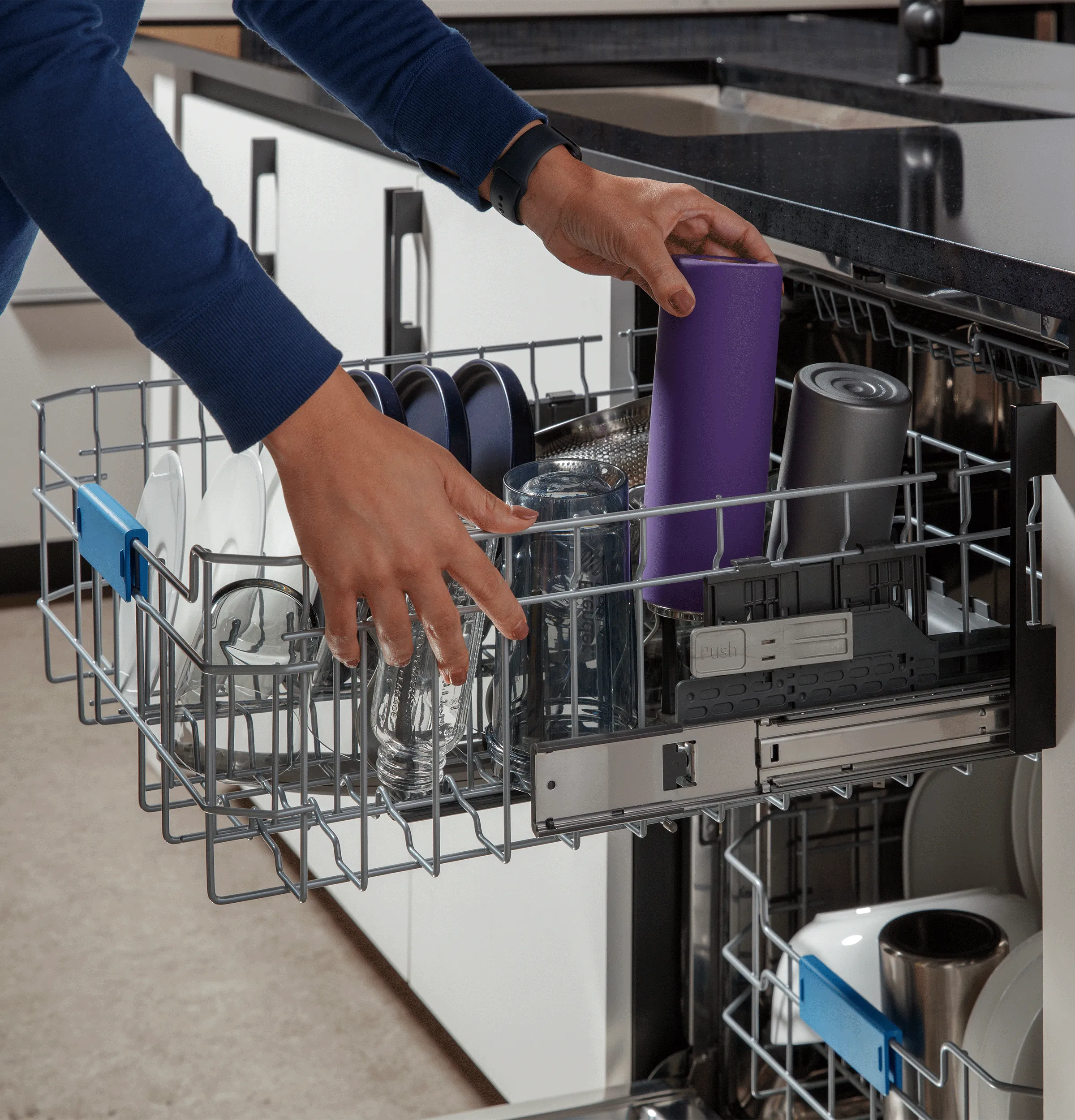 Ge Appliances PDP755SYVFS Ge Profile&#8482; Energy Star Smart Ultrafresh System Dishwasher With Microban&#8482; Antimicrobial Technology With Deep Clean Washing 3Rd Rack, 42 Dba