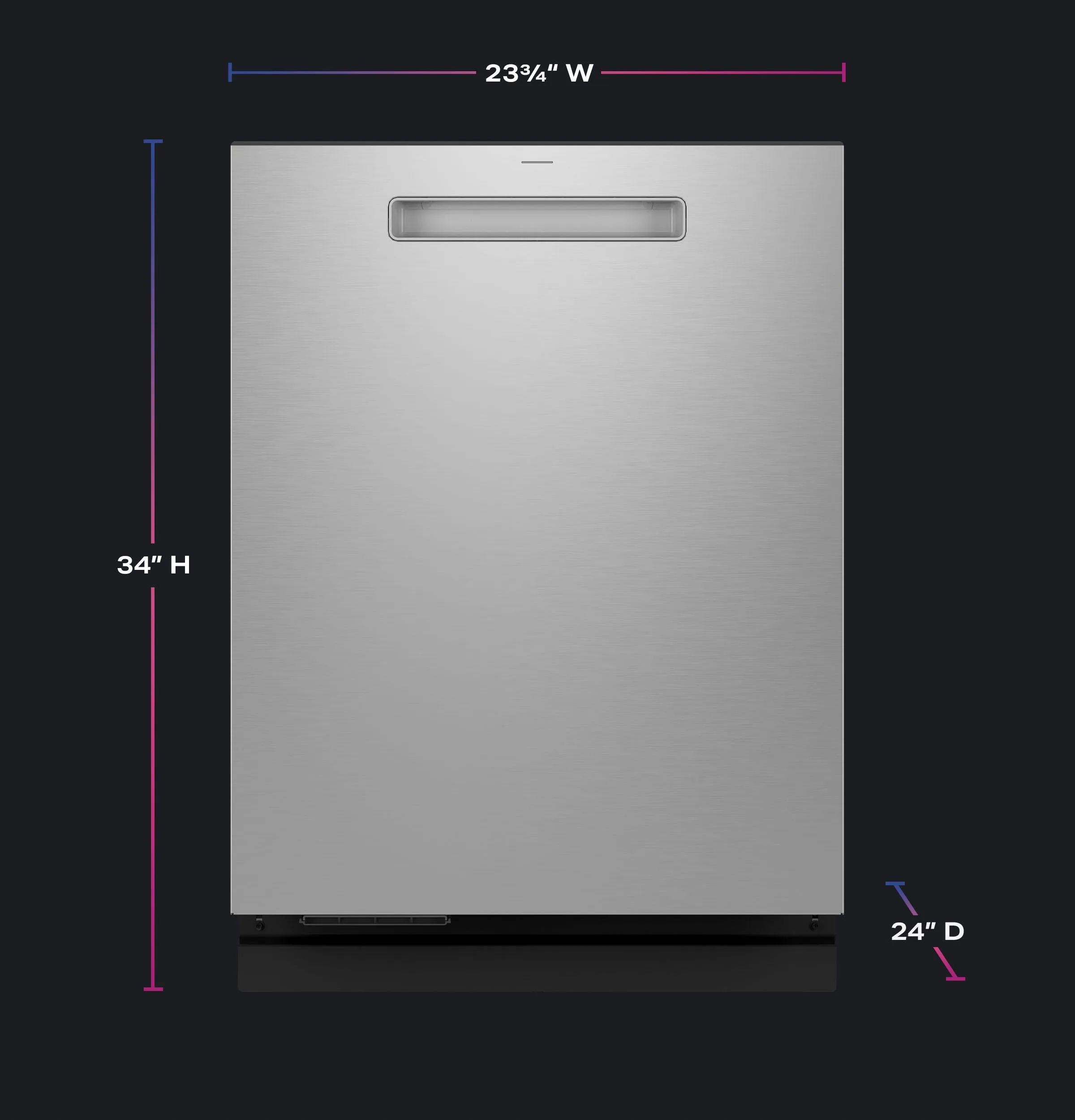 Ge Appliances PDP795SYVFS Ge Profile&#8482; Energy Star Smart Ultrafresh System Dishwasher With Microban&#8482; Antimicrobial Technology With Deep Clean Washing 3Rd Rack, 39 Dba
