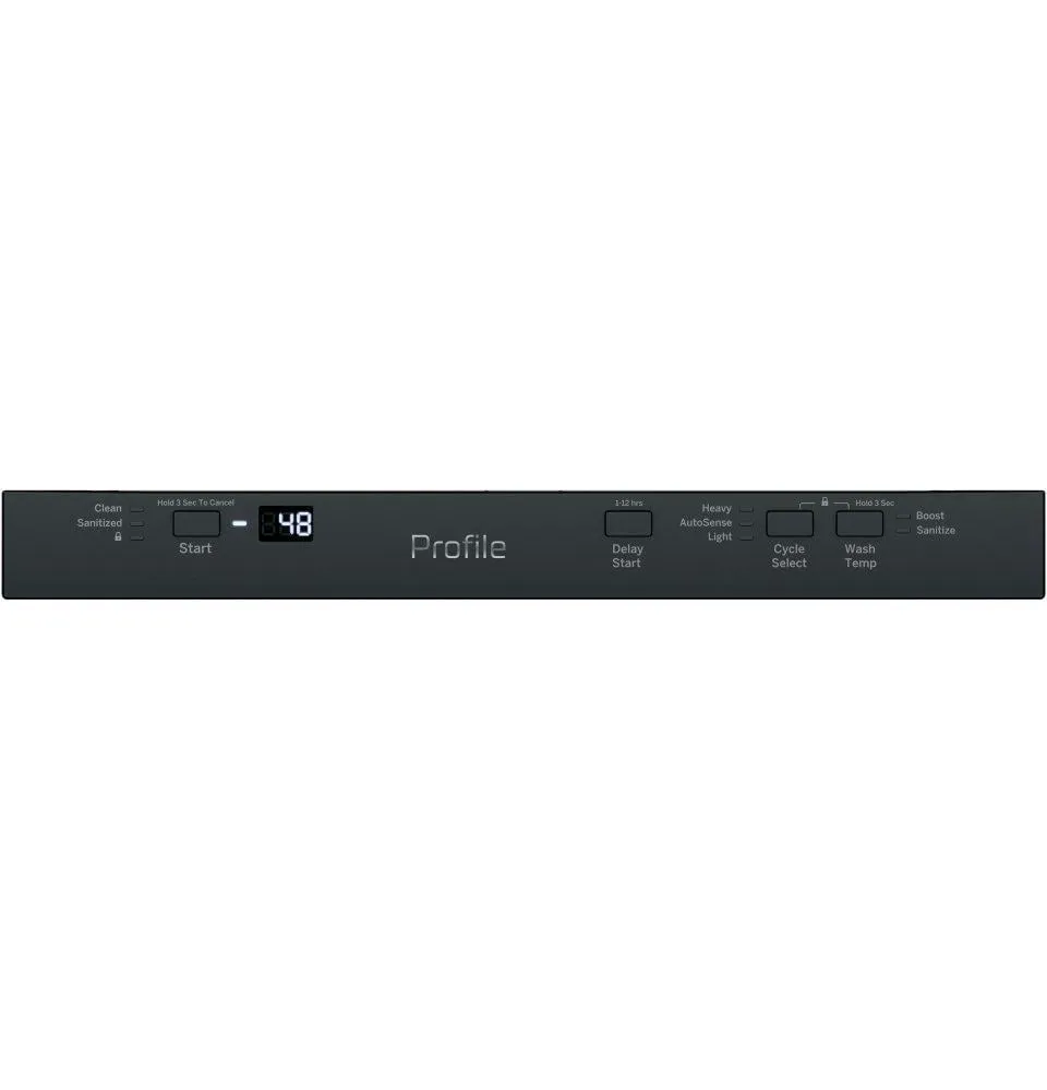 Ge Appliances PDT145SGLBB Ge Profile&#8482; 18" Ada Compliant Stainless Steel Interior Dishwasher With Sanitize Cycle