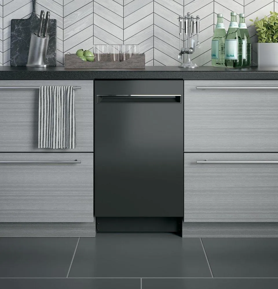 Ge Appliances PDT145SGLBB Ge Profile&#8482; 18" Ada Compliant Stainless Steel Interior Dishwasher With Sanitize Cycle