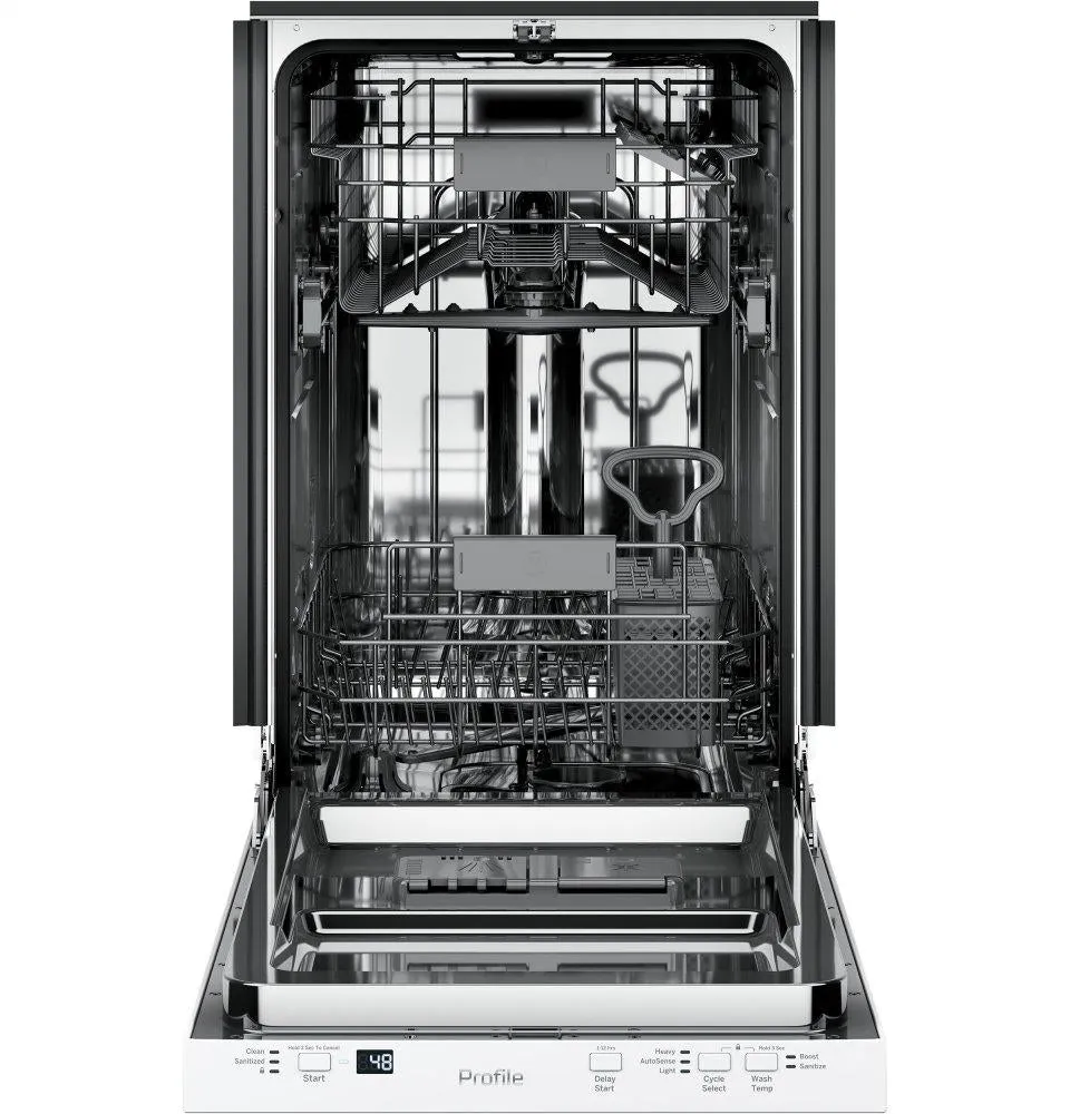 Ge Appliances PDT145SGLWW Ge Profile&#8482; 18" Ada Compliant Stainless Steel Interior Dishwasher With Sanitize Cycle