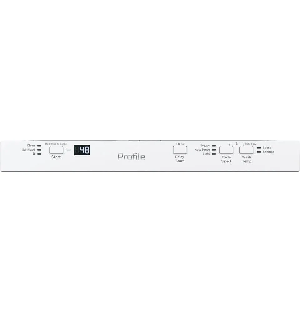 Ge Appliances PDT145SGLWW Ge Profile&#8482; 18" Ada Compliant Stainless Steel Interior Dishwasher With Sanitize Cycle