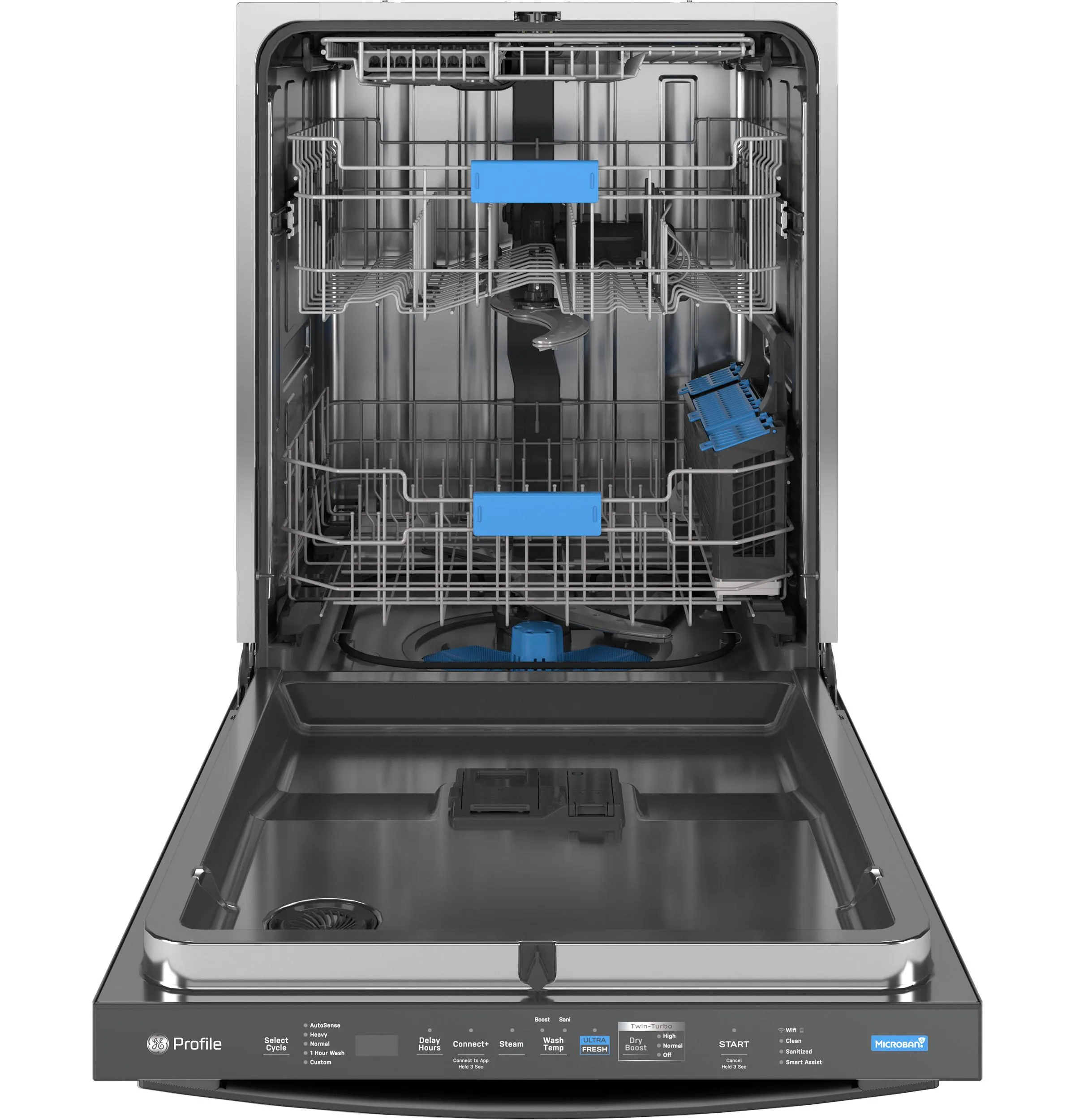Ge Appliances PDT795SBVTS Ge Profile&#8482; Energy Star Smart Ultrafresh System Dishwasher With Microban&#8482; Antimicrobial Technology With Deep Clean Washing 3Rd Rack, 39 Dba