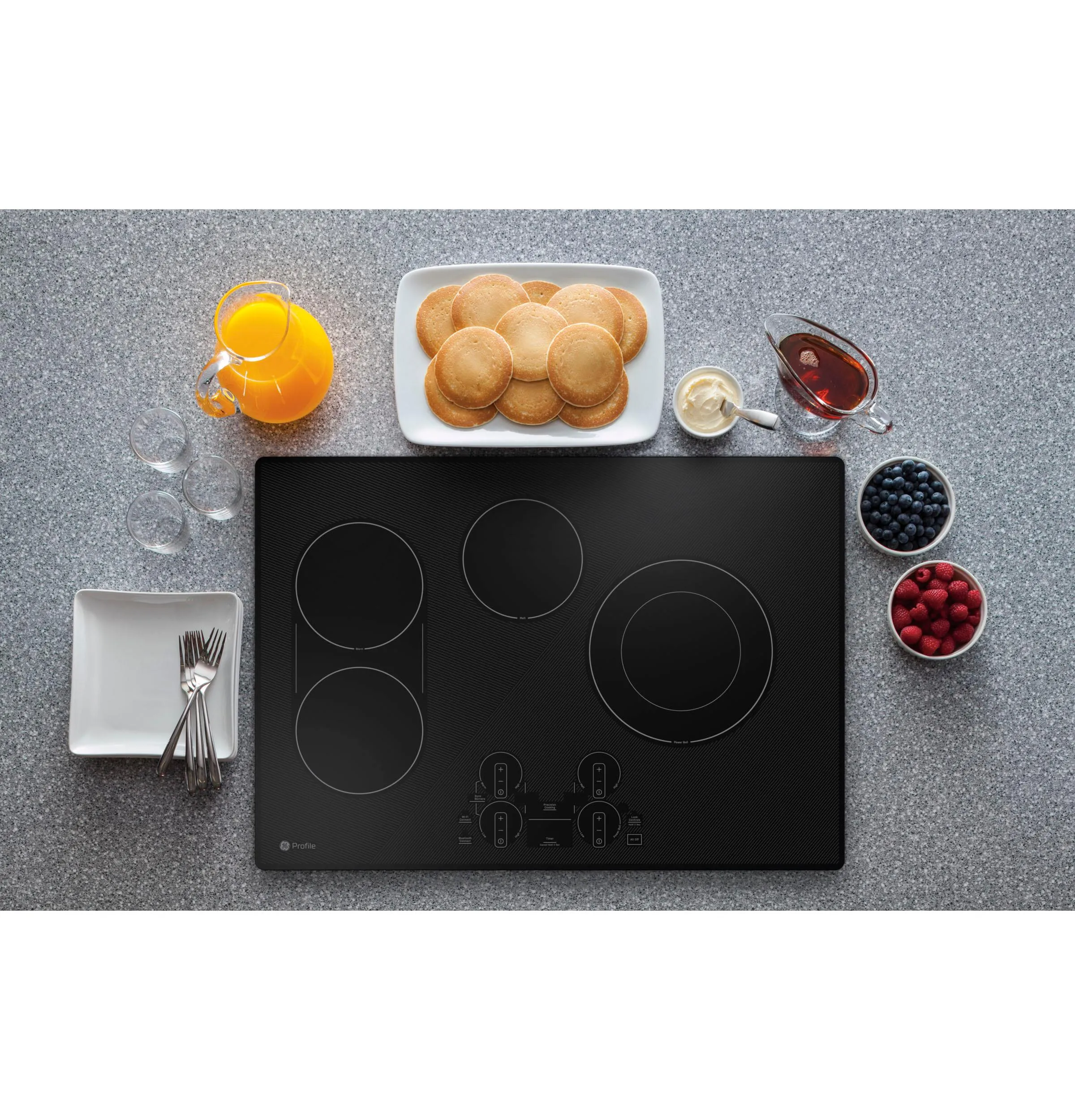 Ge Appliances PEP7030DTBB Ge Profile&#8482; 30" Built-In Touch Control Electric Cooktop