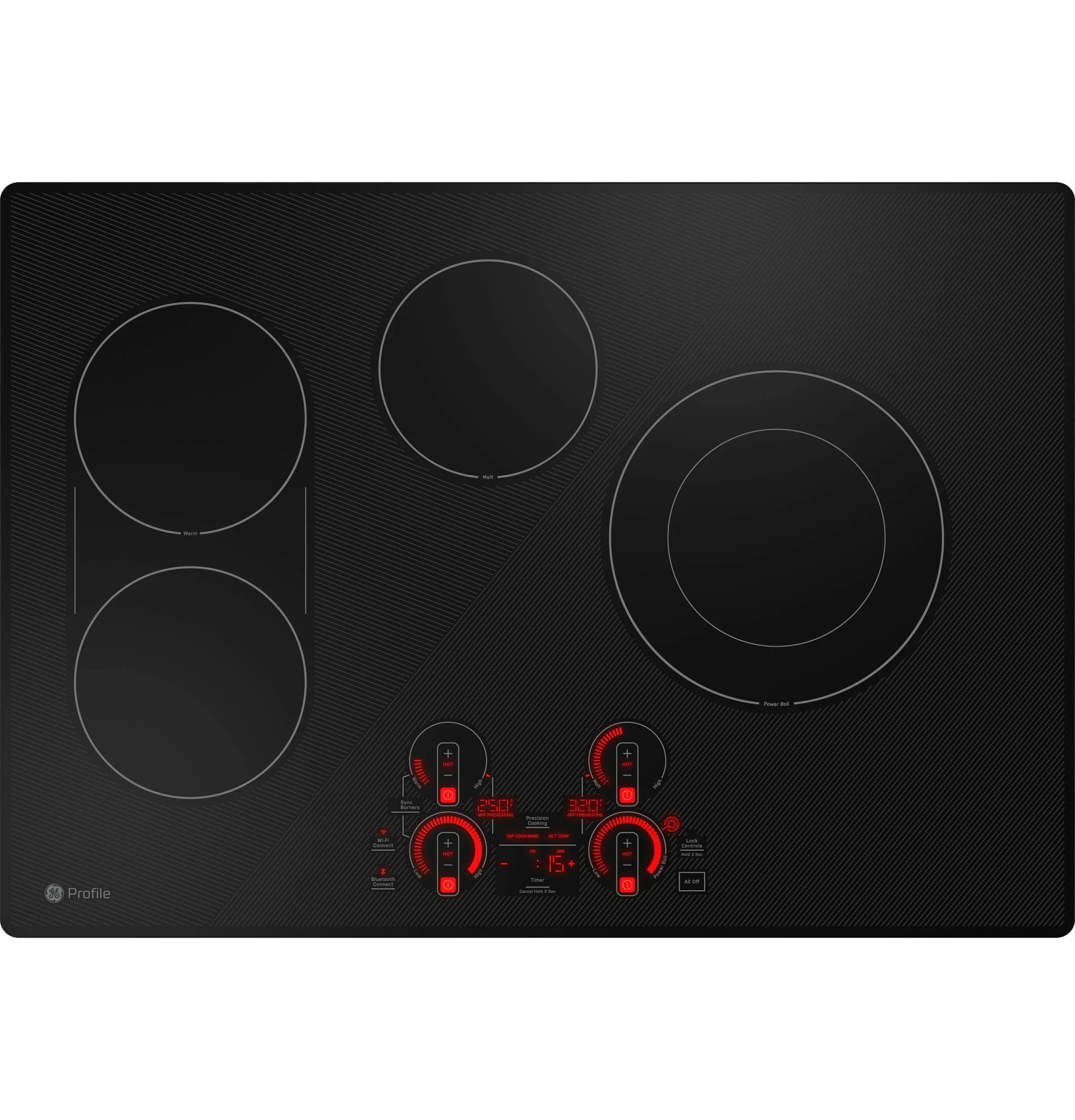 Ge Appliances PEP7030DTBB Ge Profile&#8482; 30" Built-In Touch Control Electric Cooktop