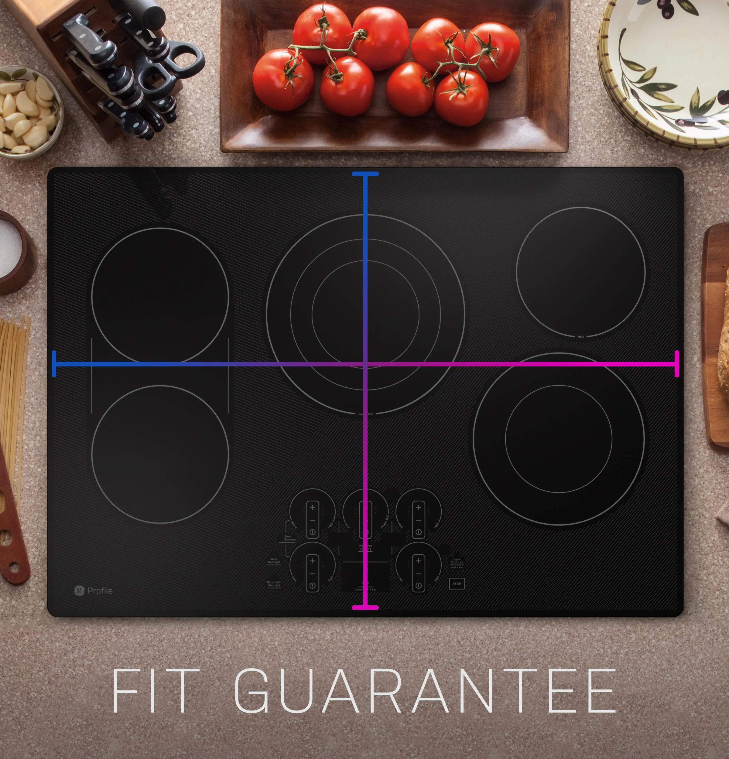 Ge Appliances PEP7030DTBB Ge Profile&#8482; 30" Built-In Touch Control Electric Cooktop