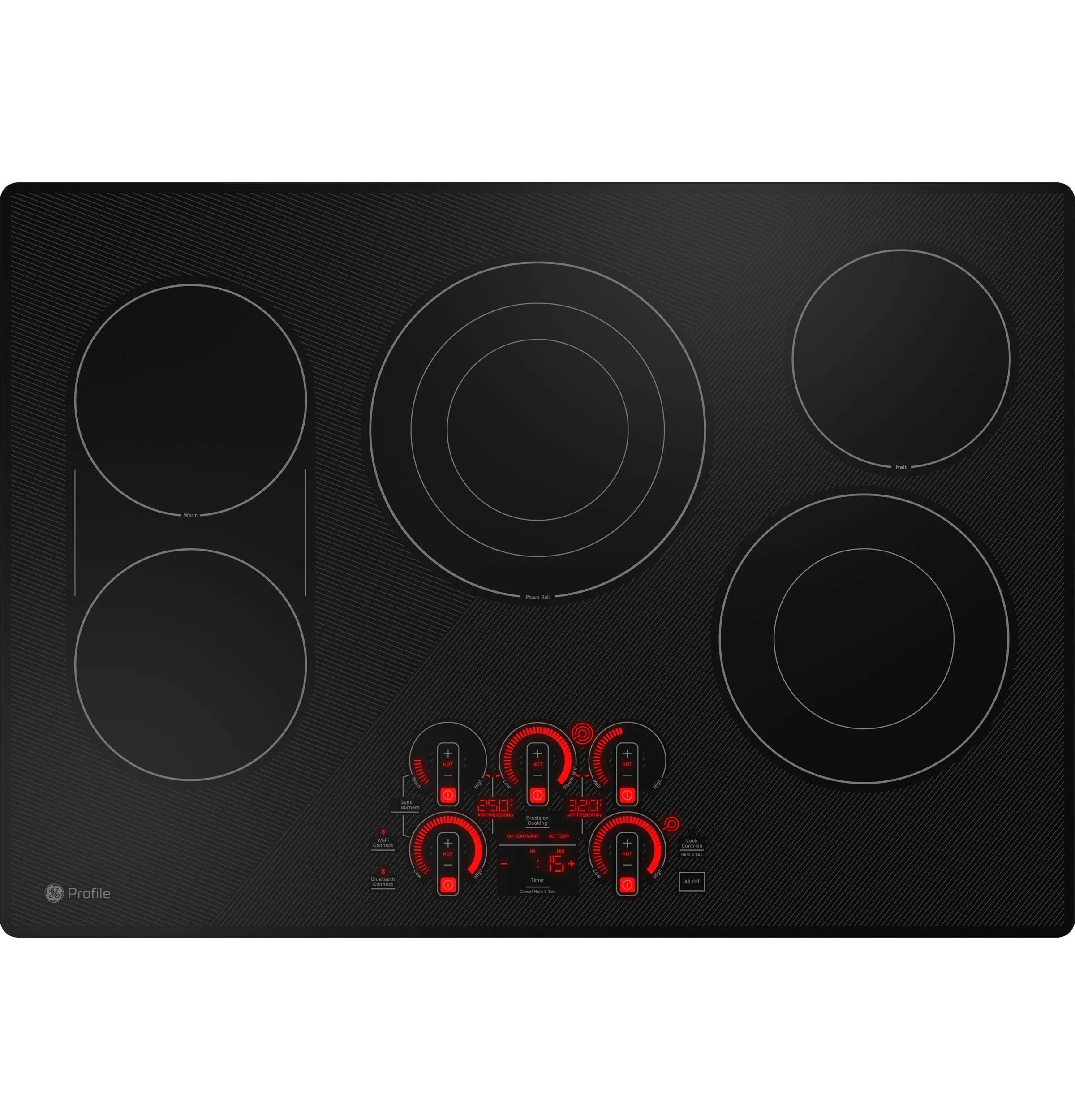 Ge Appliances PEP9030DTBB Ge Profile&#8482; 30" Built-In Touch Control Electric Cooktop